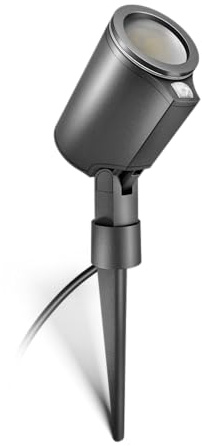 Steinel Gartenstrahler Spot Garden SC 24V, inkl. Erdspieß, RGBWW, 16 Mio. Farben, Bewegungsmelder, dimmbarer, App-Steuerung, Plug & Play, IP65