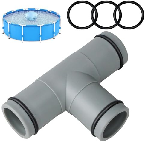 Connecteur de tuyau de piscine – Répartiteur de raccordement de tuyau d'extension de piscine gonflable de 3,2 cm pour tuyau de 3,2 cm | Accessoires de natation pour pompes filtrantes L tuyaux