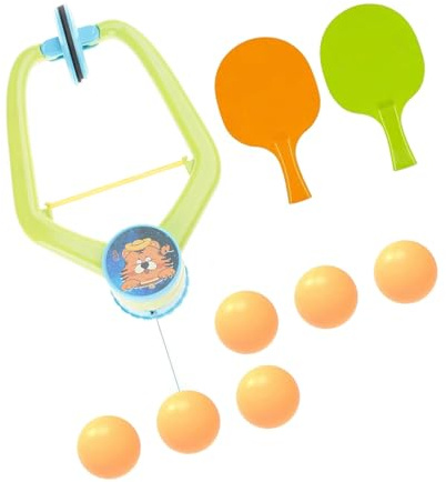 XAGMODSHN Tür Pingpong Spiel zum Aufhängen, Tischtennis Trainer Set, verstellbar, zum Aufhängen, über der Tür, Pingpong über der Tür