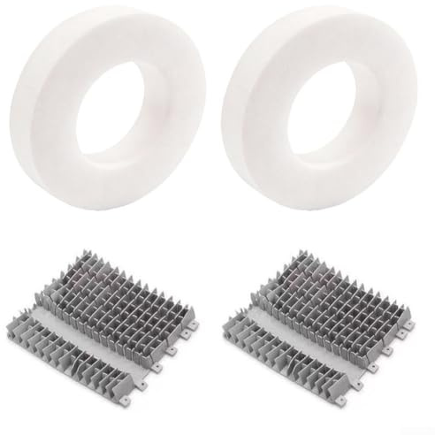 Juego de cepillos de escalada y anillos de repuesto para robot de piscina para Dolphin para Triton Plus DX5 M400, componentes de limpieza PVA para fregar paredes (4 piezas)