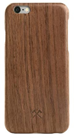 Woodcessories - Handyhülle kompatibel mit iPhone SE Hülle Holz, iPhone 8, iPhone 7 Echtholz - EcoSlim Case Walnuss