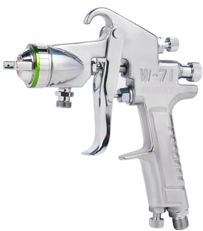Senray Pressure Feed Air Spray Paint Gun, Pressure Pot Paint Sprayer Without Cup - 1.5mm Nozzle
