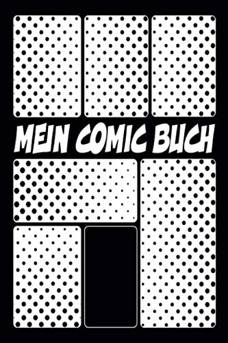 Blanko Comic Buch für Erwachsene, Teenager, Kinder 10 Jahre: Blanko Comic A5 Bush, 100 Sleiten (Zeichnen Geschenk Comic Fan)