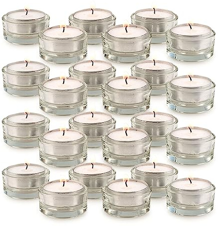 Teelichthalter - Mona / 24er Set | Premium Qualität/Gastro Dekoration Hochzeit Geburtstag/pajoma®