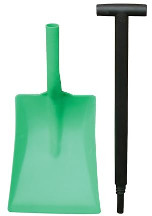 eurokraft | basic | 2-teilige Handschaufel | Länge 315 mm | grün