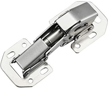 Schrankscharniere, 90-Grad-Nicht gebohrte Schranktür-Hydraulikscharniere, sanft schließendes Möbel-Hardware-Zubehör mit Schrauben. (Color : 5 Inch)
