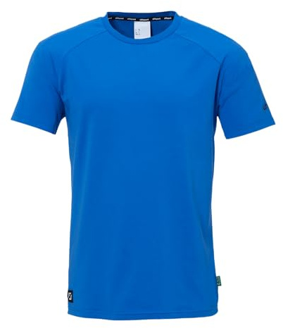 uhlsport ID T-Shirt Fitness Maglietta per Bambini e Adulti – Maglietta da Calcio – Traspirante e Confortevole, Azzurro, 10 Anni