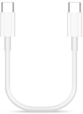 Cable corto tipo C de 60 W y 20 cm, cable USB C a tipo C, línea de datos rápida para teléfono 15, teléfono celular, tableta de carga