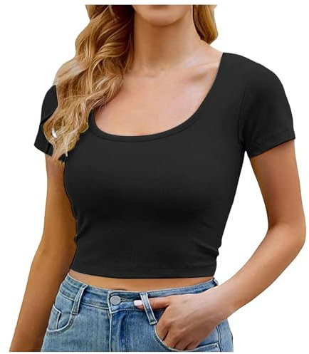 weiße t-Shirts Damen v Ausschnitt Business Bluse Damen elegant schwarz xs aussergewöhnliche Oberteile Damen Damen Tunika Kurzarm Yoga Oberteil Damen bb Glitzer top Damen Langarm Body Corset Damen