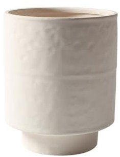 EINES Vaso per piante da giardino in stile nordico vaso alto in ceramica per interni piante verdi in vaso ravanello verde cactus in vaso con fori di drenaggio (colore: A)