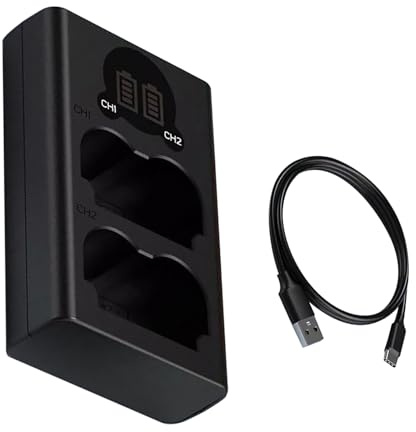 Dubbelbatteri snabbladdningsbox för Fujifilm XT5/XT4/XH2S 8,4 V batteritillbehör typ-C PD3.0/2.0 snabbladdande vikbart fodral förvaringsfodral