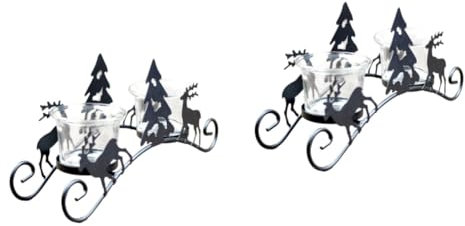 IMIKEYA 2St Candle-Light-Dinner-Kerzenhalter Tannenbaum kerzenhalter christbaumkerzenhalter weihnachtgeschenk christbaumkerzen Halter Kerzenbecherhalter Kerzenkäfig kreativer kerzenhalter