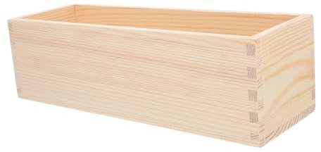 OFFSCH Wooden Storage Box Without Lid for Organizing Cutlery Fashionable Kitchen Storage Box for Pantry Drawer Organizer and Utensil Organizer