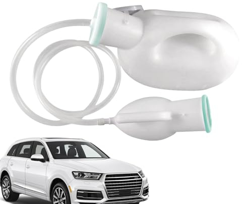 Urinoir portable pour voyage en voiture | Urinoir de toilette de voiture réutilisable de 2000 ml | Bouteille de pipi de voyage en plein air de camping pour les et les patients âgés