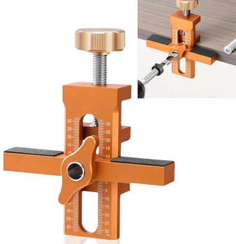 SingHao Cabinet Door Installation Jig, Adjustable, Orange