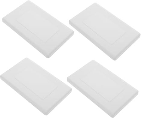 HOLIDYOYO 4stücke Teiliges Kunststoff Abdeckplatten Für Elektroanschlussdosen Kleine Junction Box Cover Zur Kabelabdeckung Und Drahtschutz Einfache Montage Strapazierfähiges Material Vielsei
