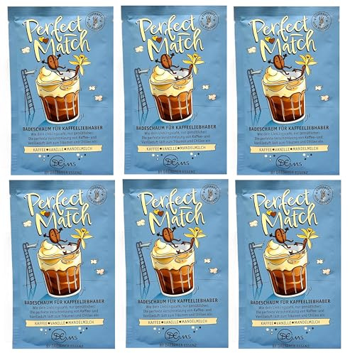 6er Pack Dresdner Essenz Badeschaum Perfect Match 6 x 60g