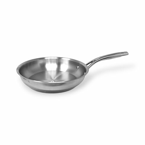 Berndes Daily Edition Proline Bratpfanne 24 cm – Edelstahlpfanne ohne Beschichtung – für Induktion & alle Herdarten – backofengeeignet & spülmaschinenfest – ohne PFAS/PFOA