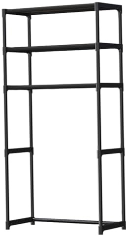Estantes de lavadora y secadora de 3 niveles, estante de almacenamiento para lavadora, estante de utilidad para el hogar y el baño, maximiza el espacio vertical
