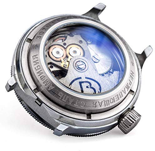 Vostok GLASBODEN 20 ATM Edelstahl MATT für russische Uhr Automatik Uhr
