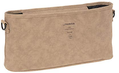 LÄSSIG Baby Kinderwagenorganizer Buggy Organizer Kinderwagentasche inkl. Kinderwagenbefestigung/Organizer camel, 1 Stück (1er Pack)