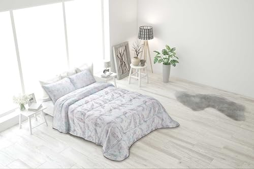 MANTAS MORA - Edredón Estampado Microfibra Tacto Super Suave Relleno 300 Gramos cálido para Invierno P03