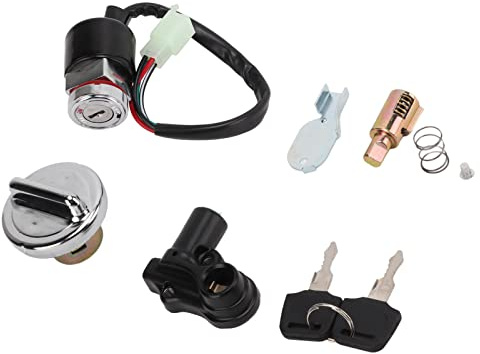 Ignition Switch Gas Cover Kit Hjälmlås Ersättare för DAX SkyTeam ST50 ST125 CT70 50CC 125cc Riders