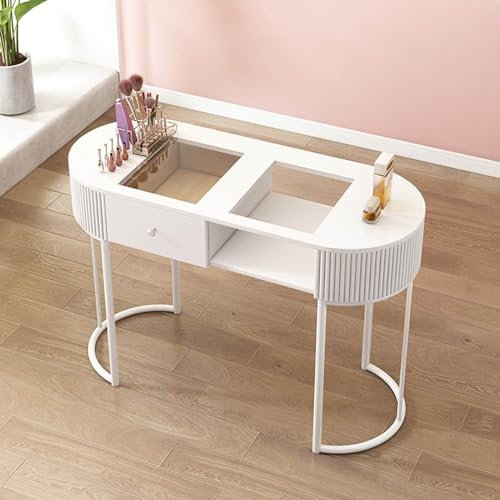 Professioneller Nageltechnik-Schreibtisch für Künstler – Moderner Maniküretisch aus Holz mit Schubladen und 3-lagigem Aufbewahrungsschrank – ideale Salon- und Heimspa-Ausrüstung für Nagelschönheit