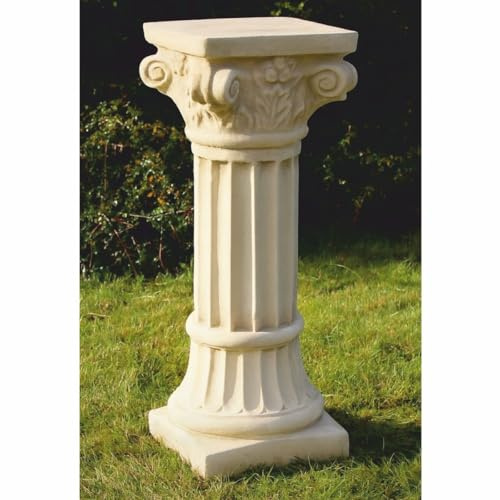 Casa Padrino Colonne baroque beige, hauteur 76 cm, décoration de jardin de style baroque