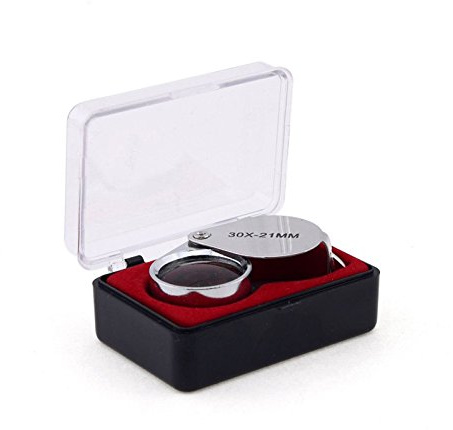 Lupa de relojero 30x21mm 30x aumentos joyero sellos filatelia joyas y electronica 2234