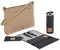 LÄSSIG Baby Wickeltasche Umhängetasche mit Zubehör veganes Leder/Tender Shoulder Bag camel