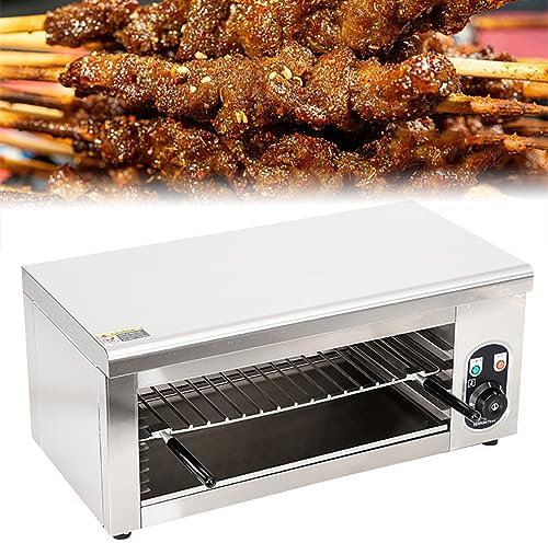 Horno eléctrico comercial con control termostático, horno eléctrico de sobremesa para alimentos de 4000 W, horno eléctrico profesional para chuletas de pollo a la parrilla, horno para pollo a la