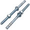 SKIR'CO Ancoraggi a cuneo zincati M12 x 180 mm, tasselli in metallo, bullone di ancoraggio, ancoraggio per muratura, ancoraggio per calcestruzzo, 4 pezzi