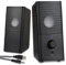 Bingxue H21 Classic Haut-parleur d'ordinateur pour ordinateur de bureau, son stéréo complet, alimenté par USB, haut-parleur de jeu avec entrée auxiliaire multimédia de 3,5 mm pour ordinateur portable