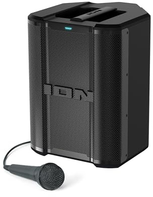 ION Audio Trouper 100 - Battery Powered Portable Bluetooth Speaker with Rechargeable Battery, Multi-Channel Mixer and FM Radio, 100W