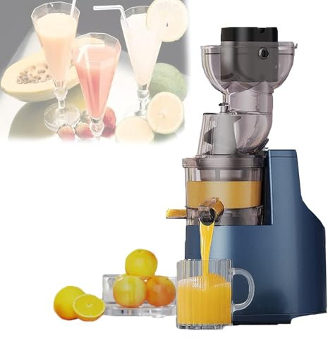 Extracteur De Jus Centrifuge 150W,Extracteur De Jus Avec Goulotte D'alimentation De 3,54 Pouces,Conception Enfichable,Extracteur De Jus À Mastication Auto-Alimenté À 360°,Facile À Nettoyer