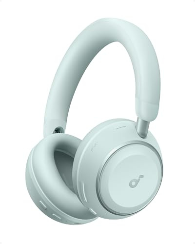 Soundcore Space 2 by Anker, Active Noise Cancelling Headphones, Comfortable Fit, 50H Playtime, LDAC Hi-Res Wireless Audio, Dual Connection, Clear Calls, Bluetooth 6.1, Nap Mode, Wearing Detection