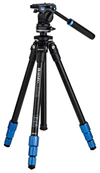 Benro Kit trépied vidéo en Aluminium avec Manche Court S2C