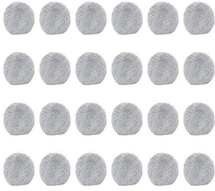 YanBan 24 Pièces Nettoyeur de Vitres Chiffon Weeper Aspirateur Pièces Robot Aspirateur Vadrouille Humide pour Hobot168 pour Hobot188