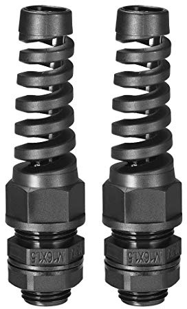 sourcing map 2 Stück M16 Kabelverschraubung für 6-10mm Durchmesser Draht | Wasserdichte IP68 Nylon Verbindung
