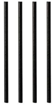 PAPSTAR 1000 Shake-Halme, Papier Pure Ø 8 mm · 21 cm schwarz