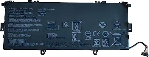 C31N1724 0B200-02760400 Laptop-Akku | Ersatz für Asus ZenBook 13 UX331U UX331UAL U3100FAL UX331FAL UX331FAL-EG017R UX331FAL-EG028T Series(11.55V 50Wh)
