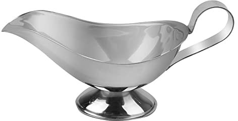 juego de salseras Ensalada de frutas Vestido de pimienta negra Salsa Cocina Herramienta de hogar Herramienta Occidental Jugo Barco Barra de barra Herramienta salsera con tapa (Color : 5 Ounces 150 ml