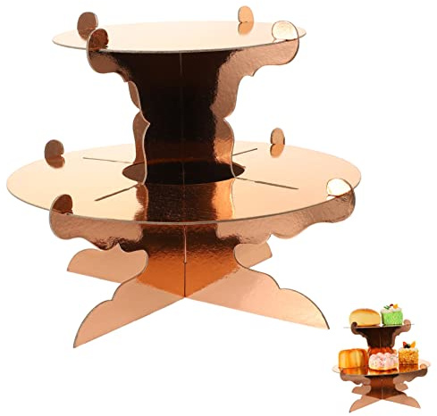 Hoement 2pezzi Porta Torte Espositori Per Torte Porta Cupcake Piccola Espositore Articoli Per Feste