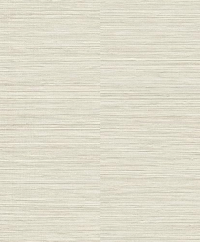 Vliestapete Gewebt Stoff Gras Textiloptik Sisal Streifen Creme A62901