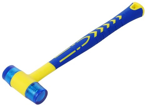 JasperKino Rubber Mallet Non-Marking Hammer with Non-Slip Rubber Handle for DIY Projects, Crafts, Woodworking & Flooring Installation