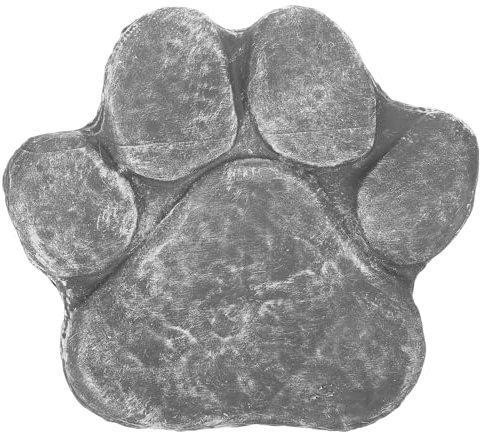 Mipcase Pierre Tombale Résine pour Animaux De Compagnie Souvenir Éternel avec De Patte Monument Funéraire pour Chien Et Chat Décoration De Jardin Extérieur