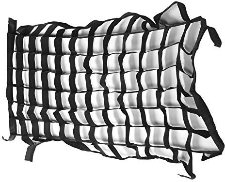 50x70cm Foldable Softbox Cellular Grid Mesh for Photography Shooting Studio Accessories Beehive Honeycomb Strip Softbox, Four-corner