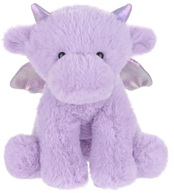Apricot Lamb Purple Dragon Stuffed Animals Soft Plush Toys for Kids 8