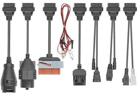 Tiardey Kit di Cavi adattatori diagnostici da 8 Pezzi per dispositivi diagnostici universali per Auto - Compatibile con AK DS150E, TCS CDP PRO e Altri Strumenti diagnostici OBD2